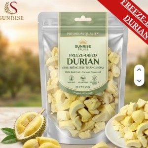 Sunrise Fruits Freeze Dried Durian Slice