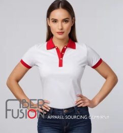 High Quality Fabric Ladies Polo Shirt