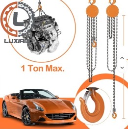 Manual 1 Ton Pulley Hoists Heavy Duty