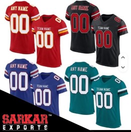 Printed Custom Color Football Jersey 