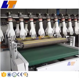 High-quality latex glove production line