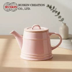 800Ml Durable Ceramic Teapot Lid Handle