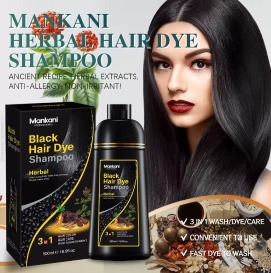 Mankani Natural Black Permanent Hair Dye