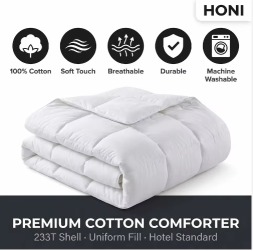 Double Needle Cotton Quilt Corded Edge