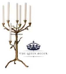 Aluminum French Antique Candle Holder