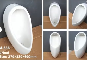 Ceramic Wall Hung Mounted Urinal Sanitar
