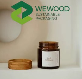 Vietnam WeWood Cover Candle Vessel