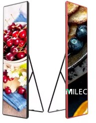 Mobile indoor advertising banner display