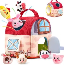 Baby Toys Plush Barn Stuffed Farm Animal