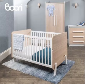 Nursery Furniture Wooden Baby Crib